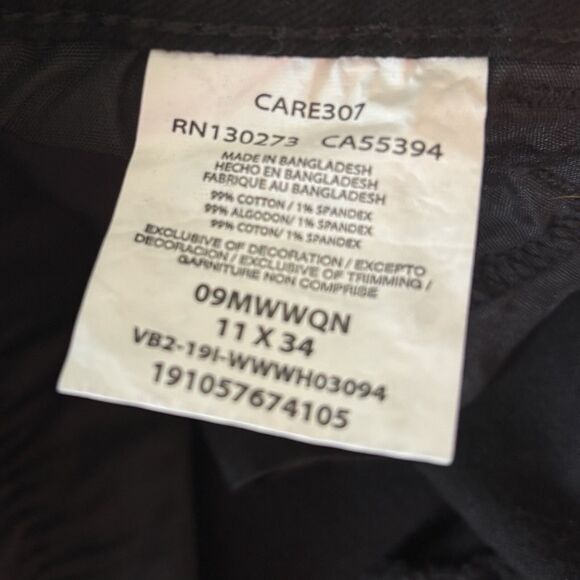 Wrangler Retro Mae Mid Rise Stretch Wide Leg Jeans Black - Picture 10 of 10